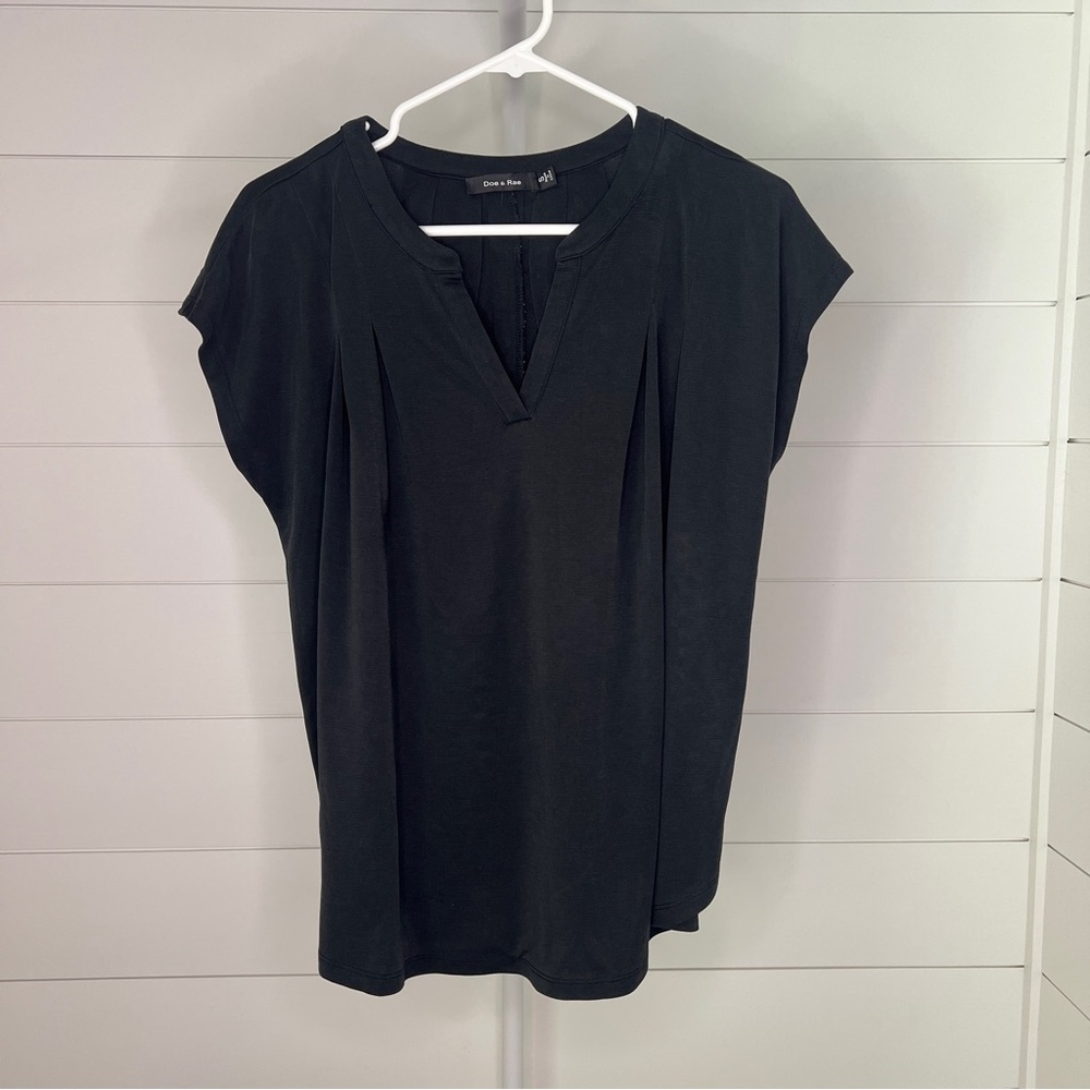 Doe & Rae Black Blouse